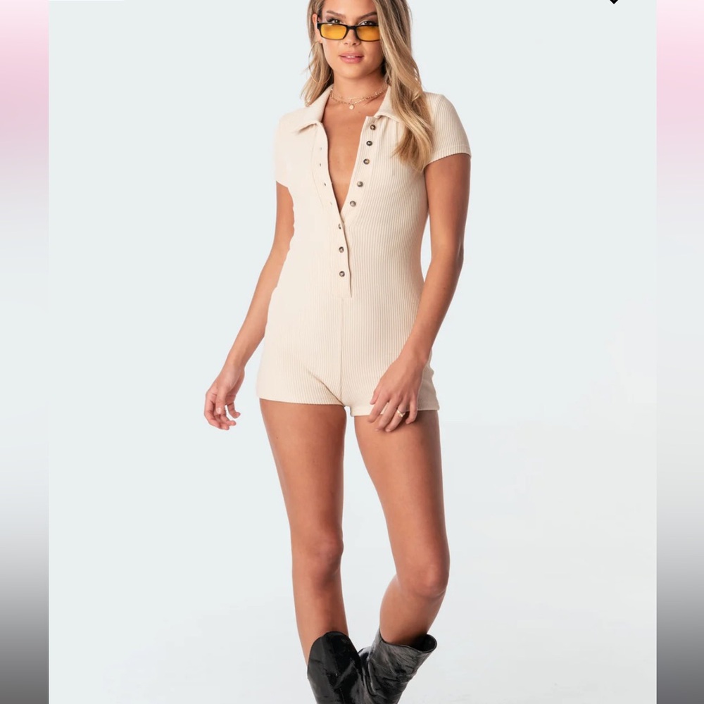 Tan Edikted romper size M